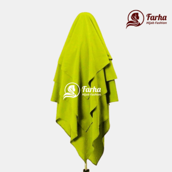 Meherin Jilbab Khimar Hijab Apple green images 2 for Farha Hijab Fashion